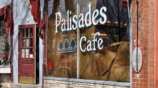 Photo of the Palisades Cafe Window