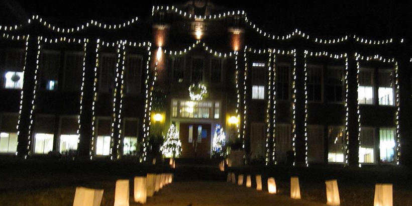 Lights and Luminaries during Magical Night 2015 at the First Street Community Center