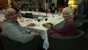 Joe and Ann at Potluck Grant Dinner