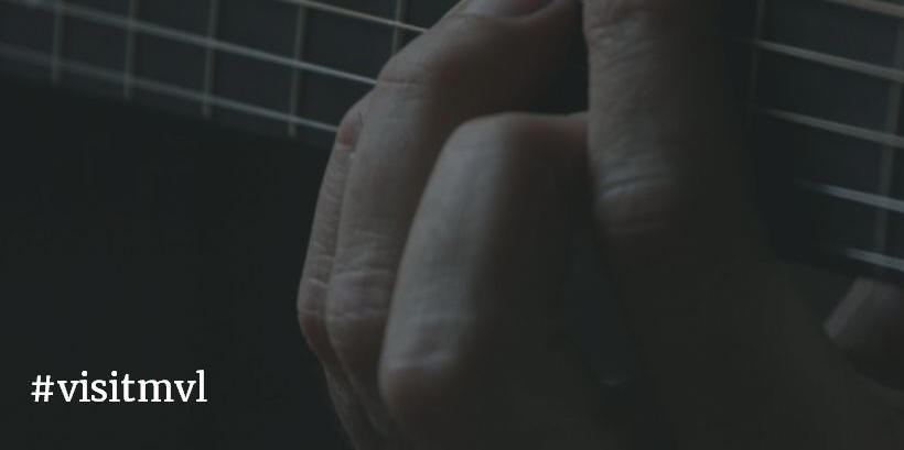 close-up playing guitar chord #visitmvl