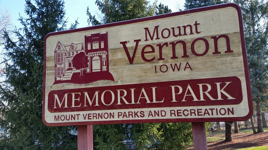 memorial park sign