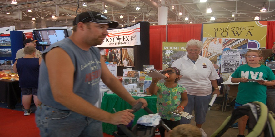 MV-L Booth at the Iowa State Fair