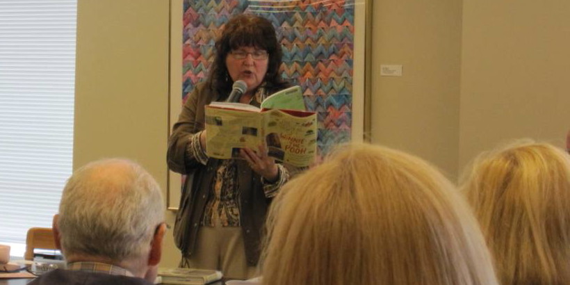 Cathy Boggs at Cole Library Book Talk