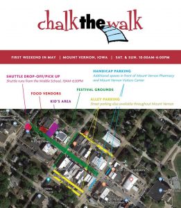 Chalk the Walk Map
