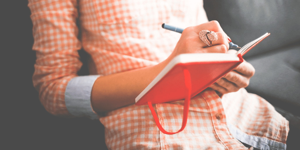 writing in a journal