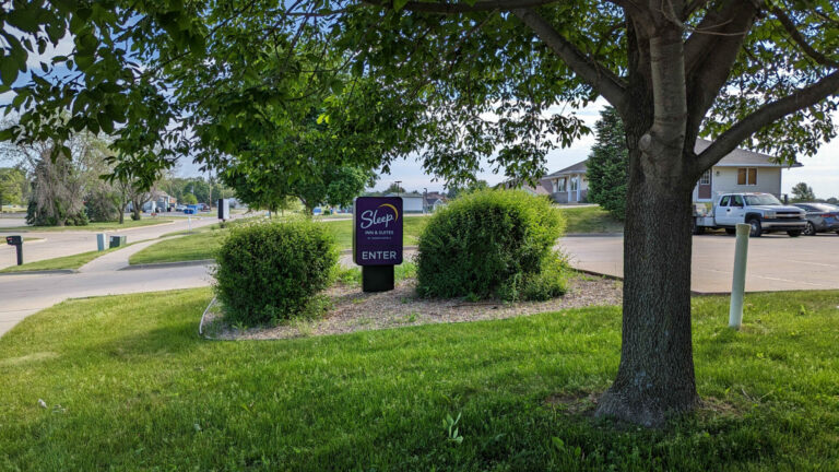 Sleep Inn entrance sign.1 768x432