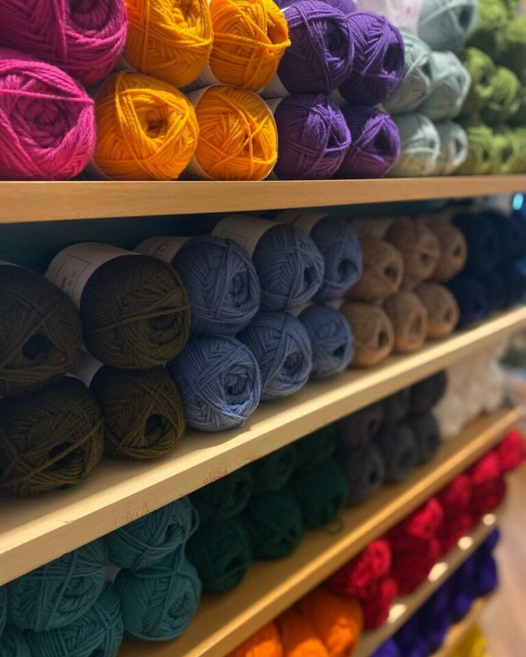 Wren and Purl yarn shelves 768x960