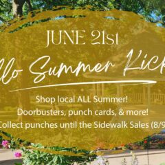 hello summer shopping kickoff